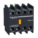 Schneider Electric Дополнительный контактный блок TesysE 2НО+2НЗ ( арт. LAEN22) в Перми фото